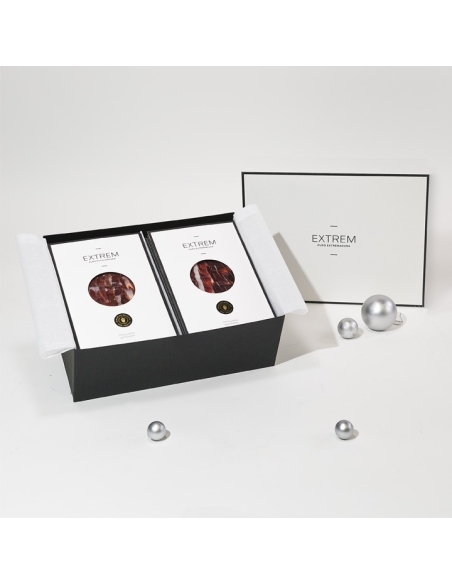 Gift Box 30 Packs 100% Iberian Acorn-Fed Ham D.O. Extremadura – Hand Carved