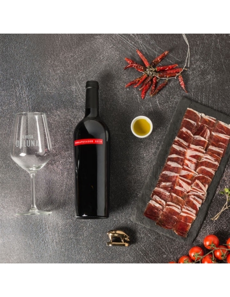 Gift Box with 30 Packs of 100% Iberian Acorn-Fed Ham D.O. Dehesa de Extremadura – Hand-Carved