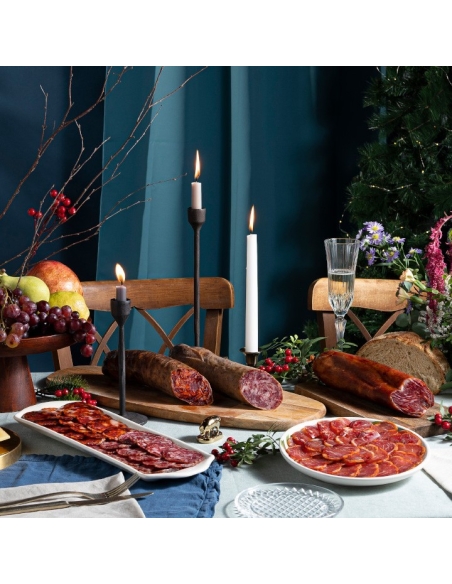 Whole Iberian Acorn-Fed Salchichón – Premium Spanish Sausage