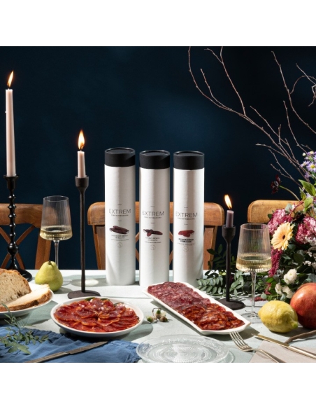 Iberian Acorn-Fed Marinated Presa Half Piece with Canister