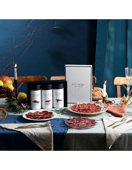 Premium Iberian Charcuterie Gift Box with Lomo, Chorizo & Salchichón