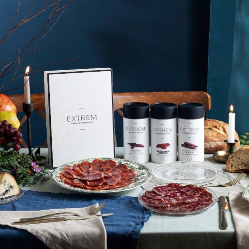 Premium Iberian Charcuterie Gift Box with Lomo, Chorizo & Salchichón