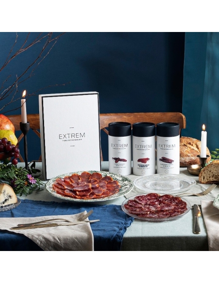 Premium Iberian Charcuterie Gift Box with Lomo, Chorizo & Salchichón