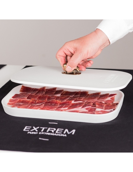 Buy boneless 100% acorn-fed Iberian shoulder. Naturally cured for over 32 months, premium quality and ready for easy slicing. De