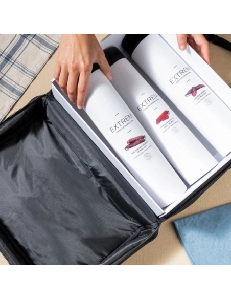 Cofre premium con 3 medias piezas de Lomo, Chorizo y Salchichón