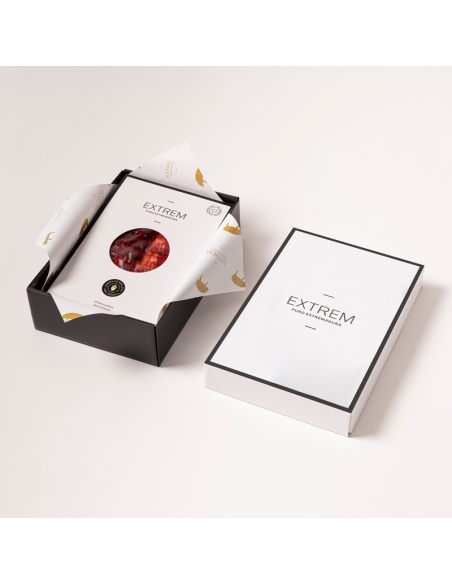 Gift Box with 10 Packs of 100% Iberian Acorn-Fed Ham D.O. Dehesa de Extremadura