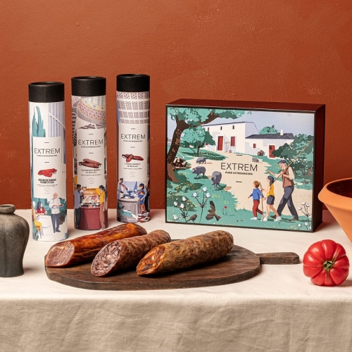 Estuche origen - Selección de ibéricos