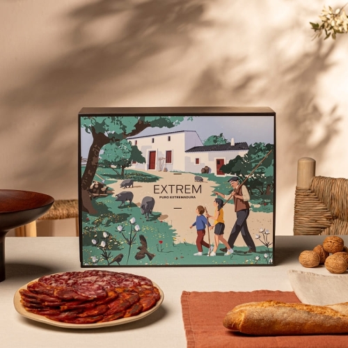 Estuche origen - Selección de ibéricos
